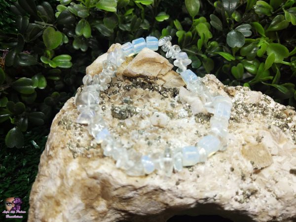 Pulseira de Pedra da Lua (Opalina)