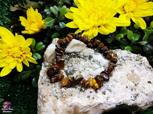 Pulseira de Lasca de Olho de Tigre