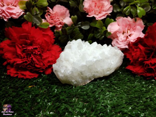 Conglomerado (Drusa) de Quartzo Branco Natural