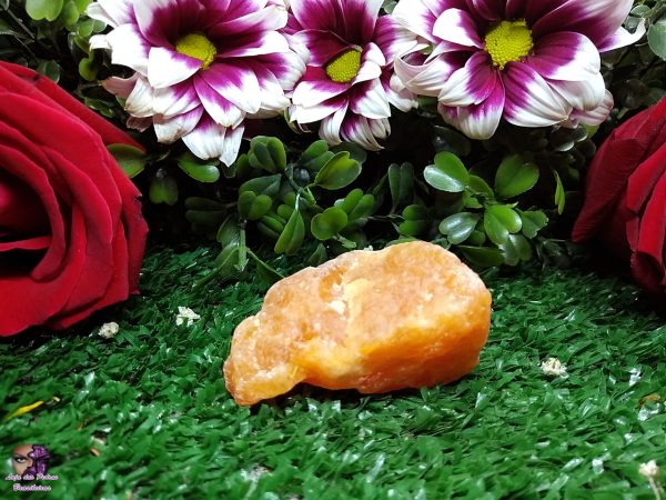 Calcita Laranja Natural Bruta