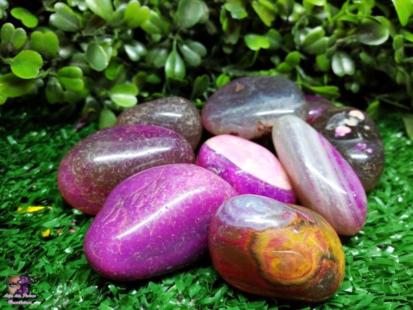 Kit de Pedra Rolada em Ágata Rosa - Imagem 2