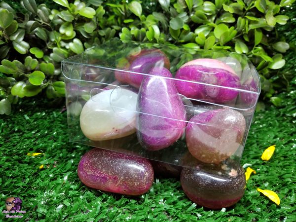 Kit de Pedra Rolada em Ágata Rosa - Imagem 4