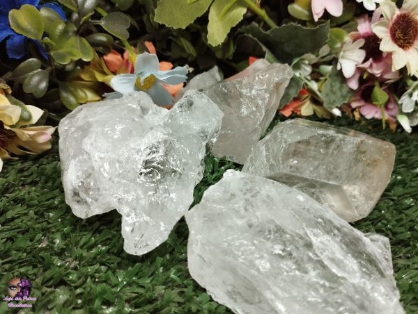 Kit de Cristal Quartzo Bruto Natural (Qualidade Extra)