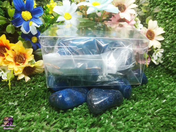 Kit de Pedra Rolada em Ágata Azul - Imagem 2