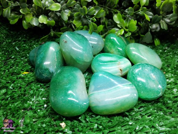 Kit de Pedra Rolada em Ágata Verde - Imagem 2