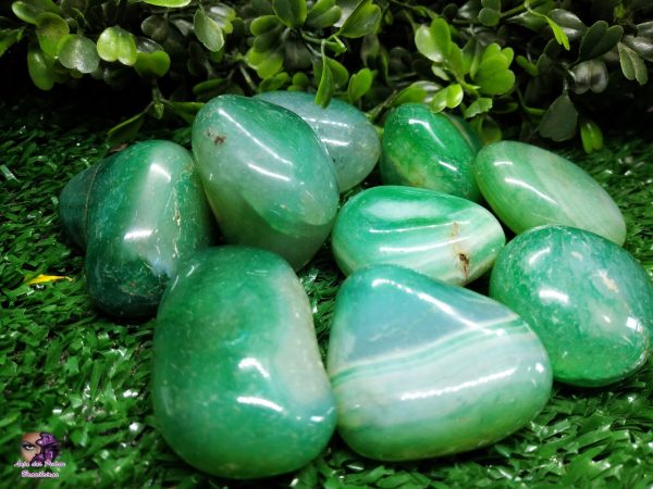 Kit de Pedra Rolada em Ágata Verde - Imagem 3