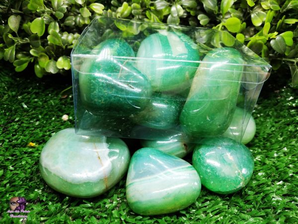 Kit de Pedra Rolada em Ágata Verde - Imagem 4