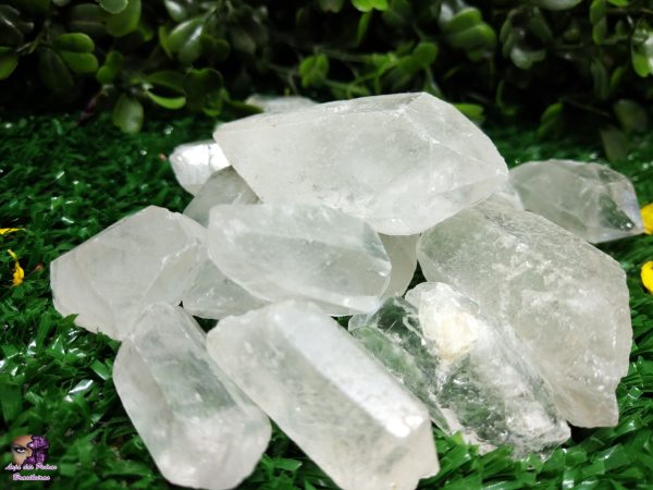 Kit de Ponta de Cristal Quartzo Gerador Lapidado