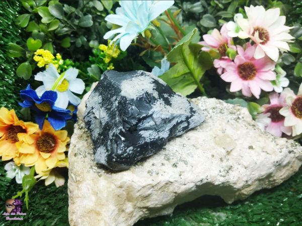 Obsidiana Floco de Neve Bruta