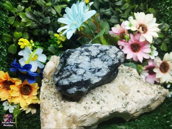 Obsidiana Floco de Neve Bruta