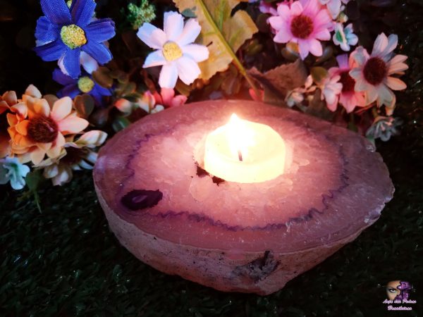 Porta Vela em Ágata Natural - Imagem 4