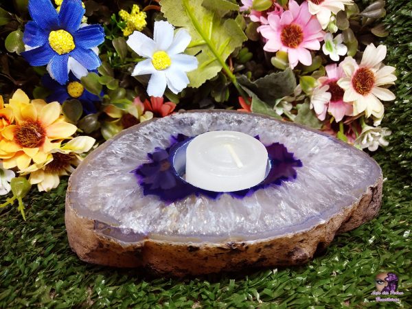 Porta Vela em Ágata Natural - Imagem 3