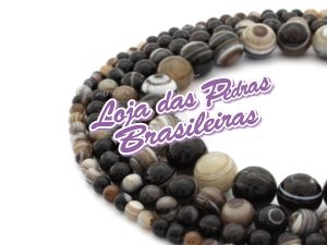 Fio de Pedras em Ágata Listrada