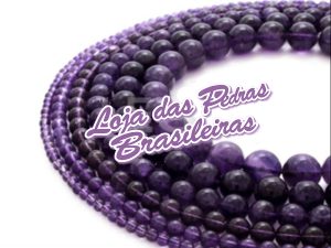 Fio de Pedras em Ametista (Qualidade B)