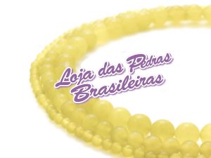 Fio de Pedras em Jade Limão - Manteiga - Oliva