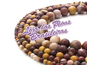 Fio de Pedras em Jaspe Mookaite (Australiano)