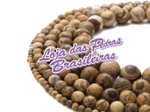 Fio de Pedras em Jaspe Paisagem (Jaspe Picture)