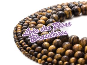 Fio de Pedras em Olho de Tigre