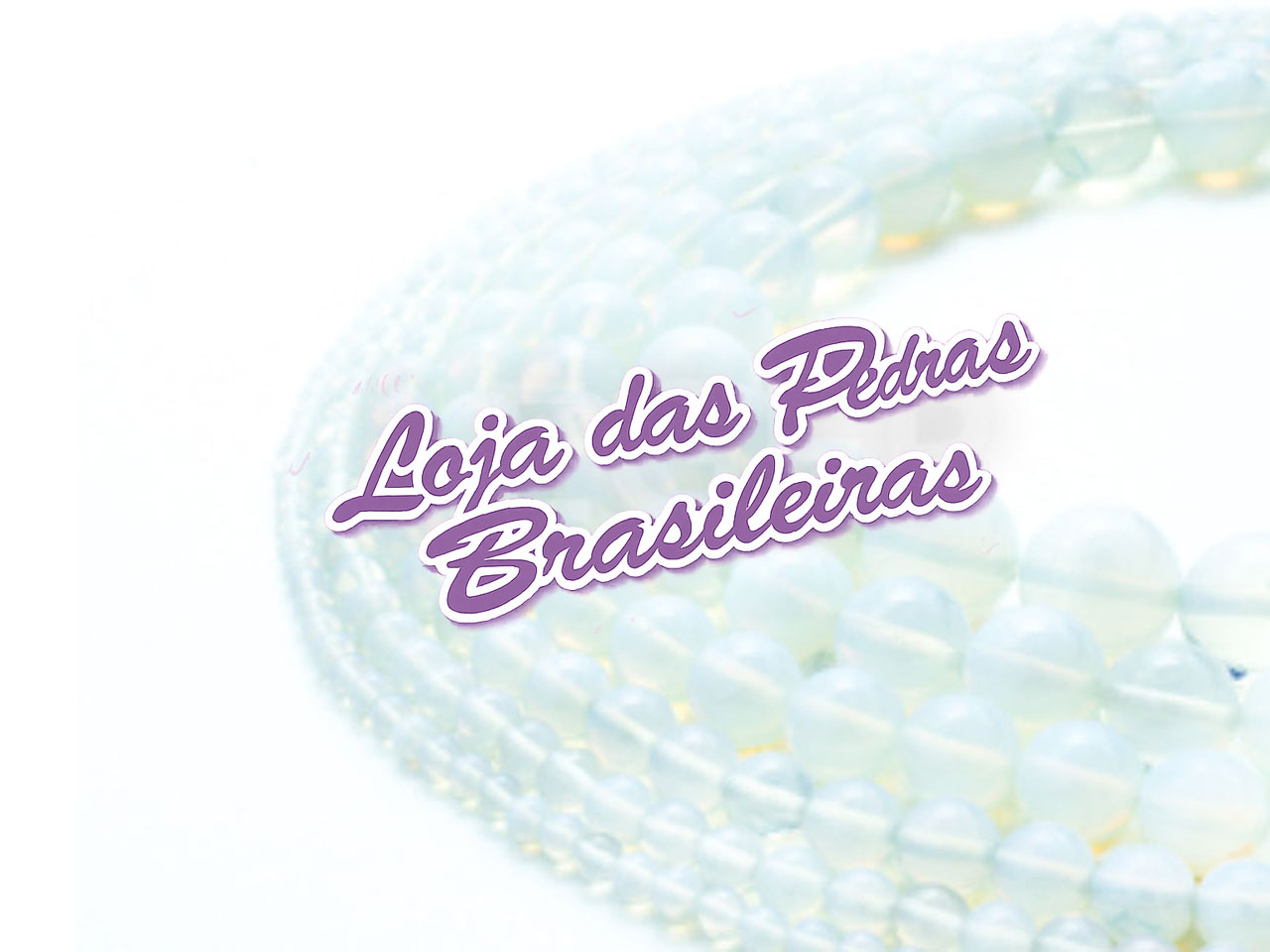 Fio de Pedras em Pedra da Lua Natural (Moonstone - Verdadeira)