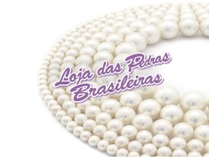 Fio de Pedras em Pérola Shell Branca