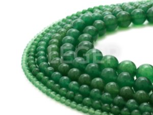 Fio de Pedras em Quartzo Verde (Aventurina)