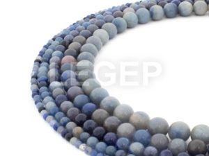 Fio de Pedras em Quartzo Azul